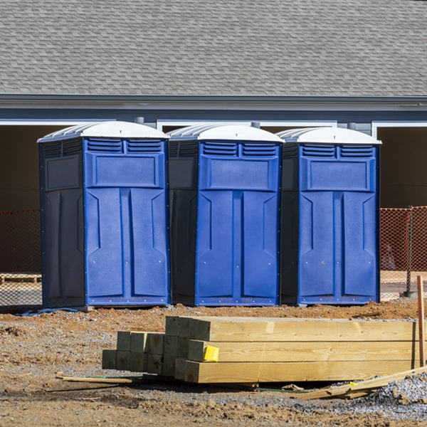 how can i report damages or issues with the porta potties during my rental period in Modoc SC